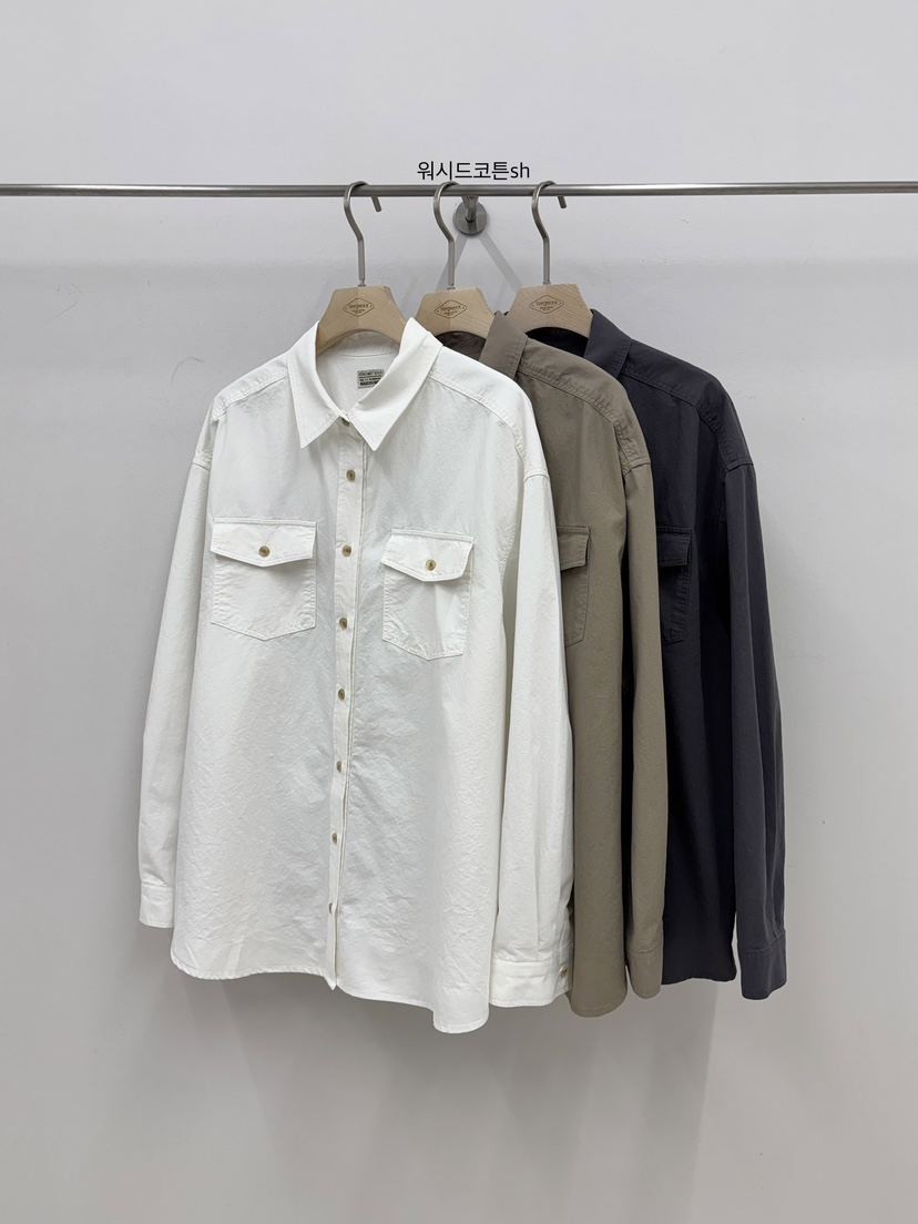 VERGAMOT韓國東大門代購女裝新品職業26春夏襯衫蕾絲衫水洗棉VERGAMOT襯衫/蕾絲衫