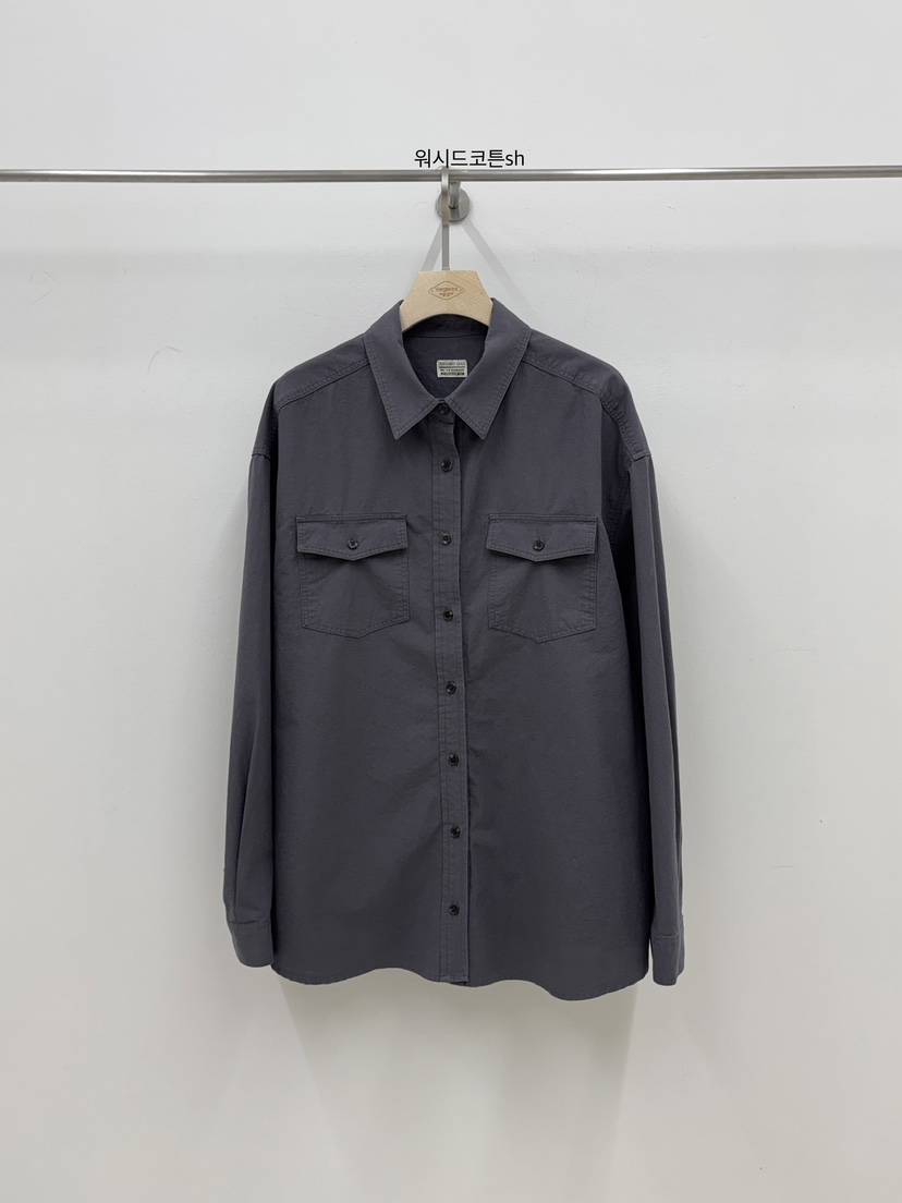 VERGAMOT韓國東大門代購女裝新品職業26春夏襯衫蕾絲衫水洗棉VERGAMOT襯衫/蕾絲衫圖色3