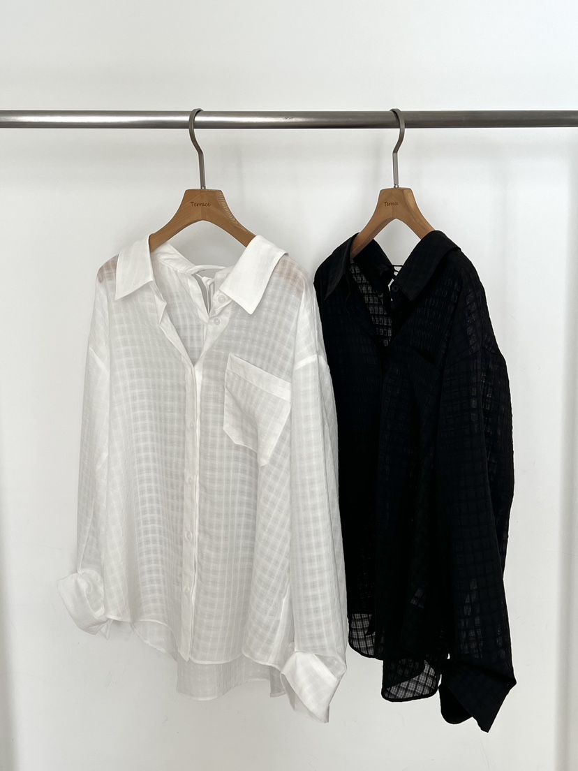 TERRACE韓國代購女士新品人氣休閑熱賣時尚推薦襯衫蕾絲衫TERRACE襯衫/蕾絲衫