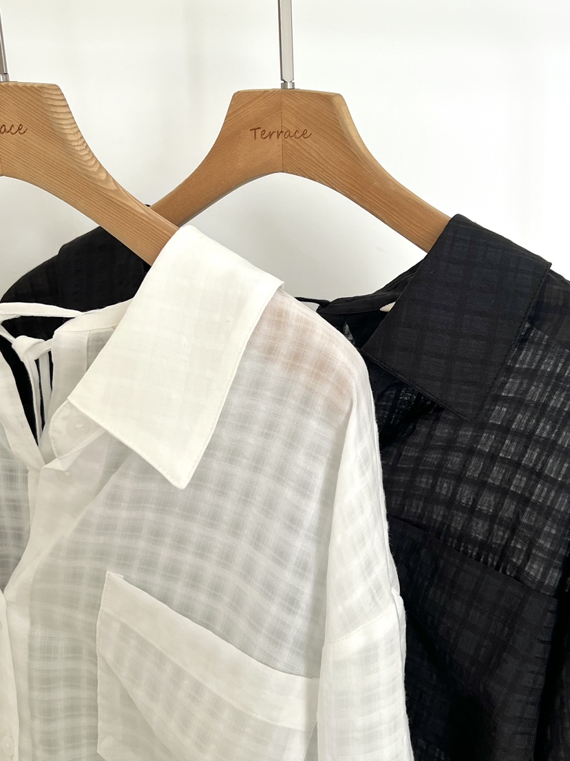 TERRACE韓國代購女士新品人氣休閑熱賣時尚推薦襯衫蕾絲衫TERRACE襯衫/蕾絲衫