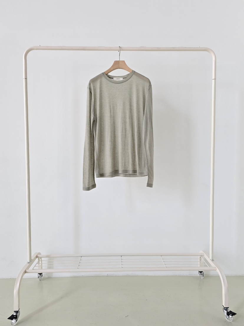 J SHOP韓國直郵實拍女裝新款職業熱賣休閑人氣長袖T恤羊絨J_SHOP長袖T恤圖色1