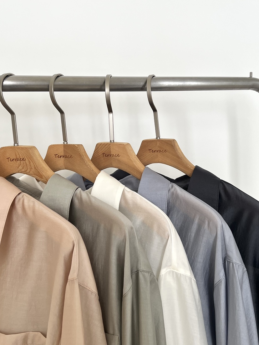 TERRACE韓國東大門直郵女士新款推薦26春夏襯衫蕾絲衫天絲TERRACE襯衫/蕾絲衫