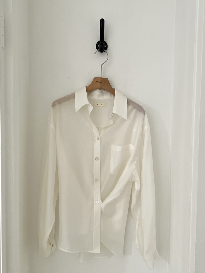 TERRACE韓國東大門直郵女士新款推薦26春夏襯衫蕾絲衫天絲TERRACE襯衫/蕾絲衫圖色3