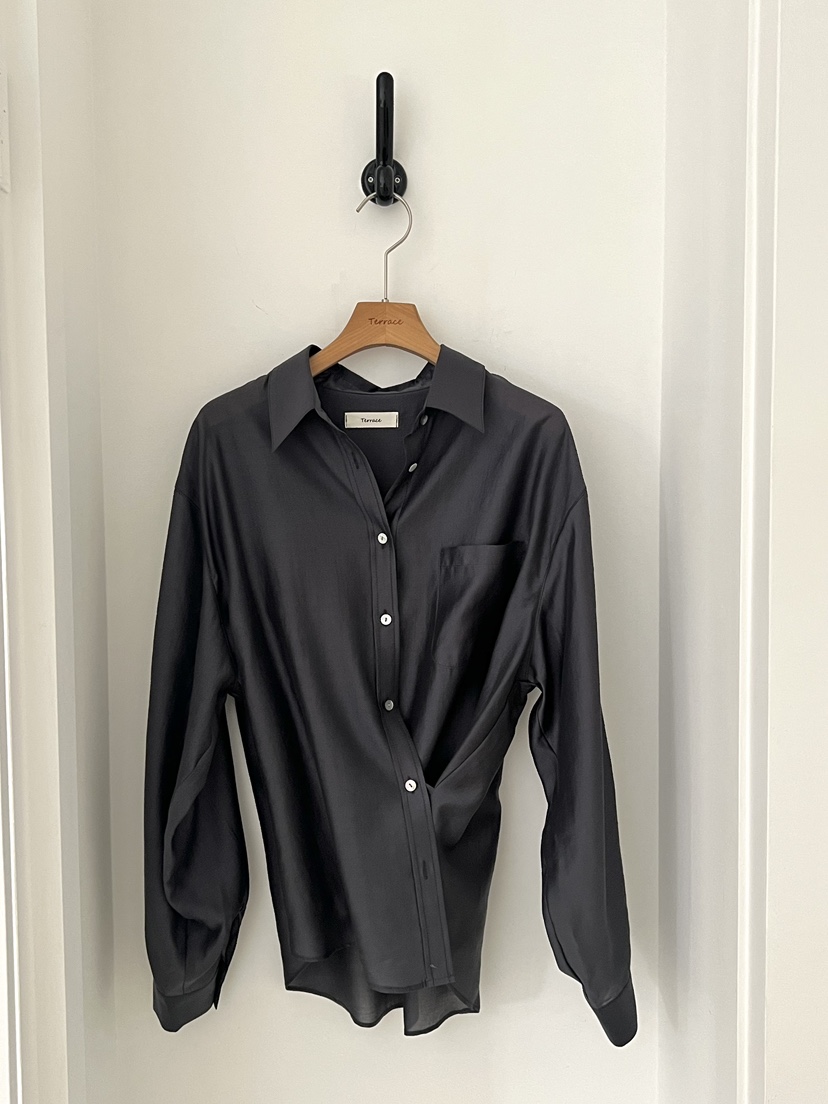 TERRACE韓國東大門直郵女士新款推薦26春夏襯衫蕾絲衫天絲TERRACE襯衫/蕾絲衫圖色5