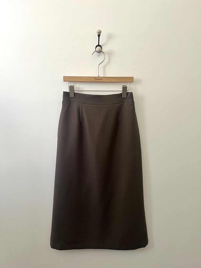 TERRACE韓國代購女士新品休閑時尚26春夏職業推薦人氣長裙TERRACE長裙圖色2棕色