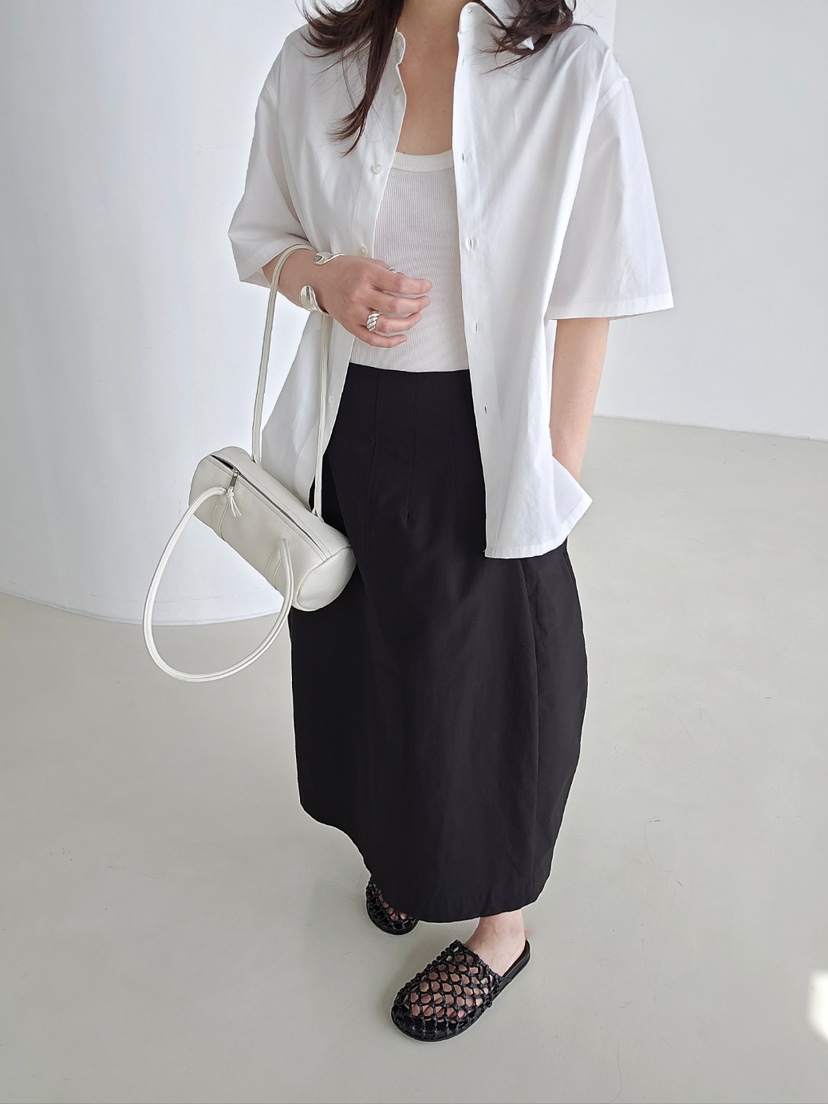 J SHOP韓國代購女裝新款職業熱賣時尚休閑26春夏人氣長裙J_SHOP長裙