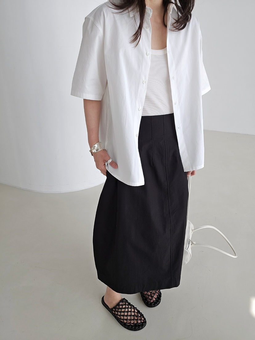 J SHOP韓國代購女裝新款職業熱賣時尚休閑26春夏人氣長裙J_SHOP長裙