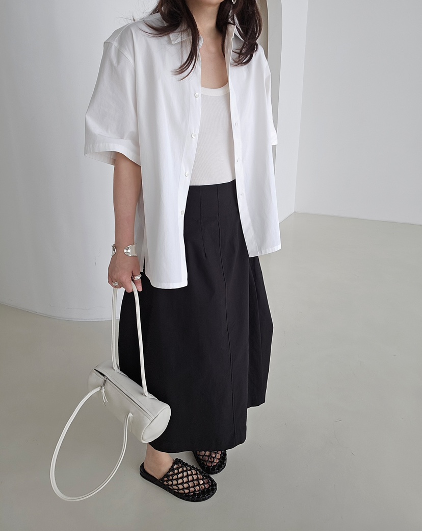 J SHOP韓國代購女裝新款職業熱賣時尚休閑26春夏人氣長裙J_SHOP長裙