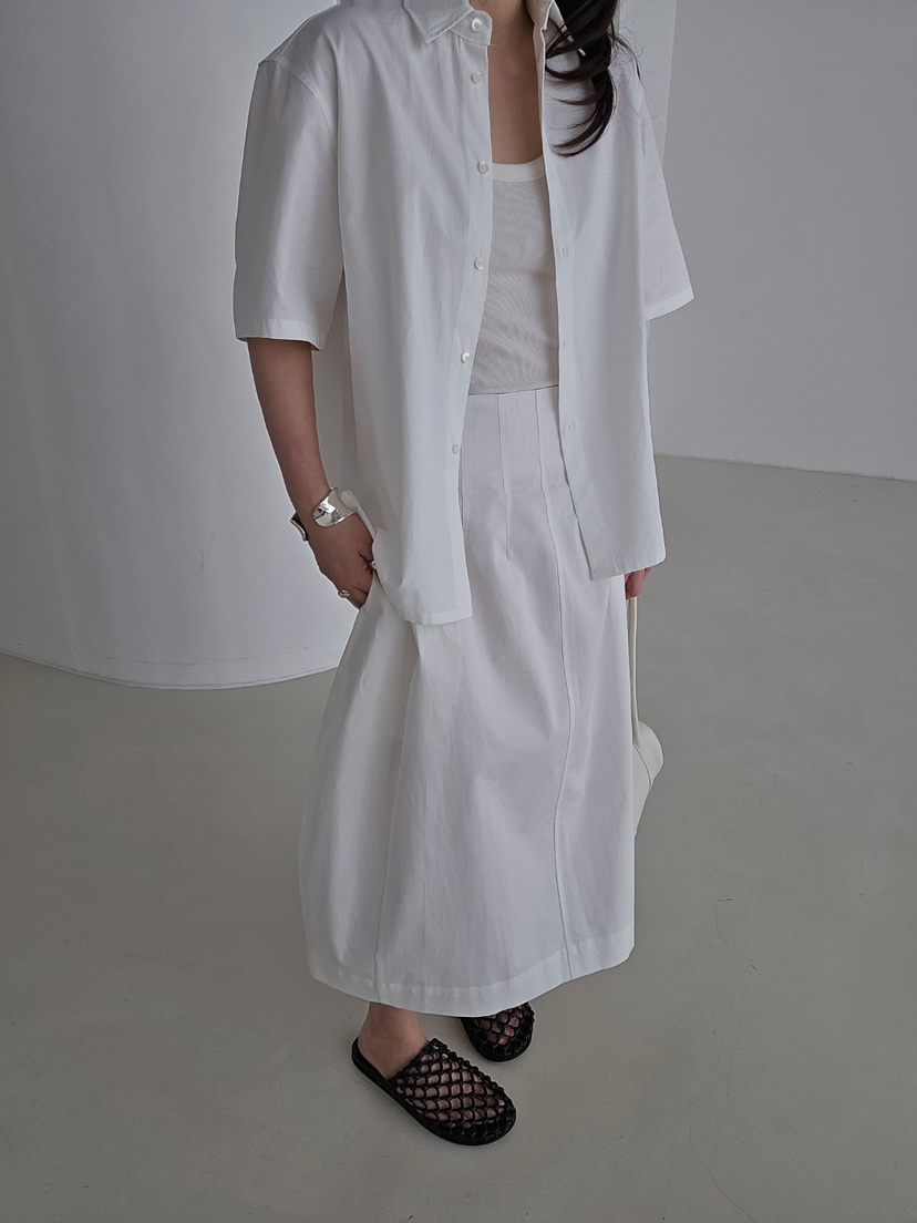 J SHOP韓國代購女裝新款職業熱賣時尚休閑26春夏人氣長裙J_SHOP長裙