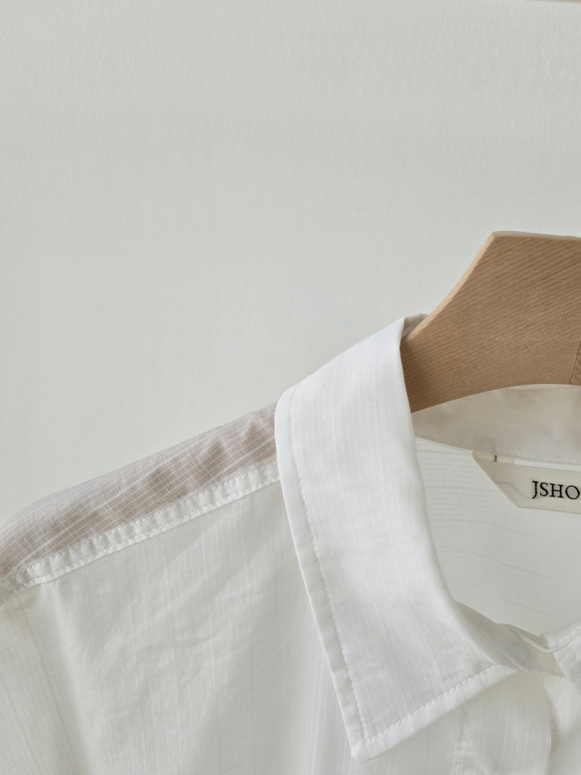 J SHOP韓國直郵實拍女士新品熱賣職業26春夏襯衫蕾絲衫格子J_SHOP襯衫/蕾絲衫