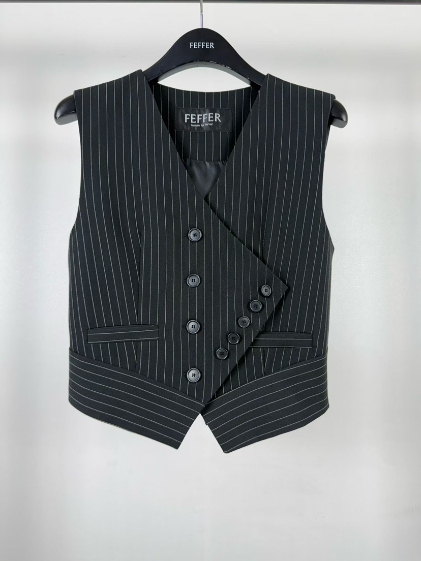 FEFFER韓國代購女裝新款時尚職業休閑推薦熱賣26春夏馬甲FEFFER馬甲