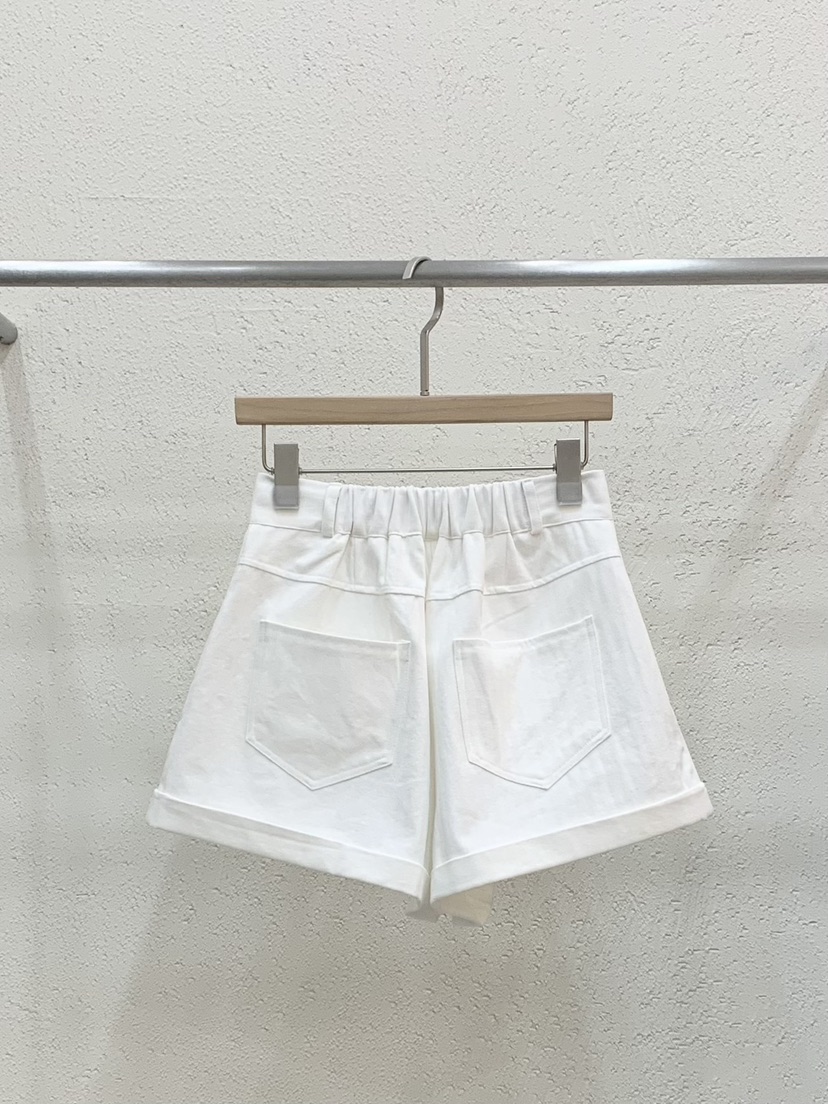 LIGHT AND SALT韓國東大門代購女士新品推薦短褲人字紋LIGHT AND SALT短褲