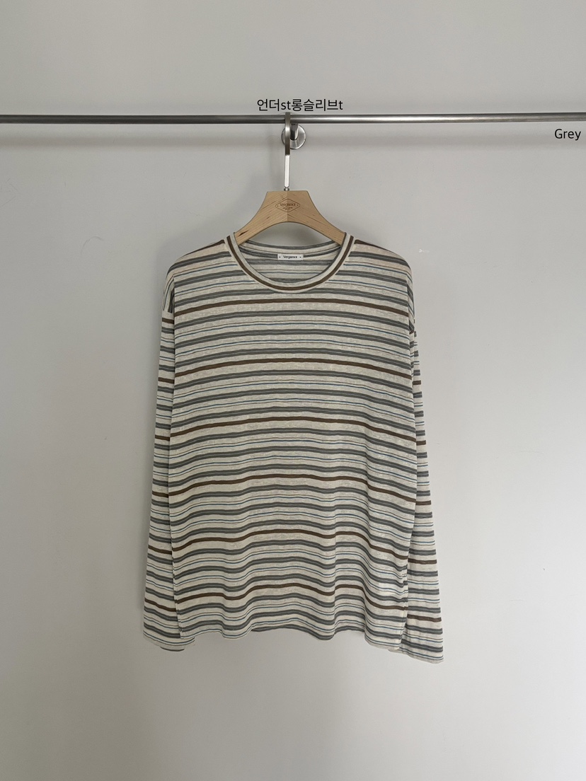 VERGAMOT韓國代購女裝新品26春夏職業休閑時尚推薦長袖T恤VERGAMOT長袖T恤圖色1棕色