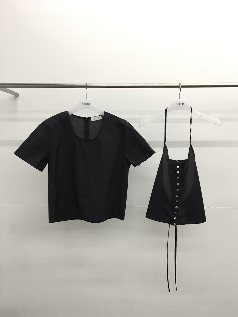 HEMP-P韓國東大門直郵女士新品休閑推薦時尚套裝兩件套紐扣hemp套裝
