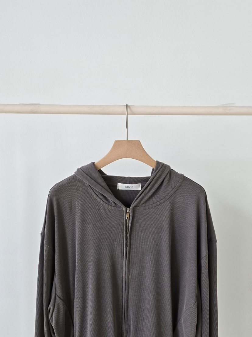 J SHOP韓國代購女裝新品休閑熱賣時尚職業夾克連帽拉鏈衫J_SHOP夾克