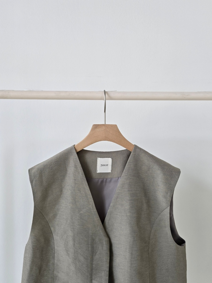 J SHOP韓國直郵女裝新品休閑人氣熱賣職業時尚推薦26春夏馬甲J_SHOP馬甲