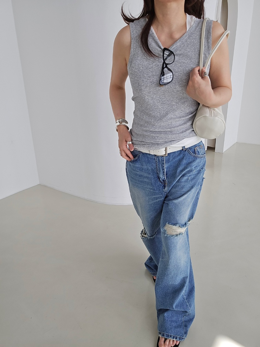 J SHOP韓國直郵女裝新款推薦休閑人氣26春夏熱賣吊帶背心棉J_SHOP吊帶/背心