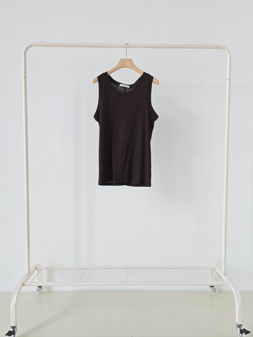 J SHOP韓國直郵女裝新款推薦休閑人氣26春夏熱賣吊帶背心棉J_SHOP吊帶/背心圖色3棕色