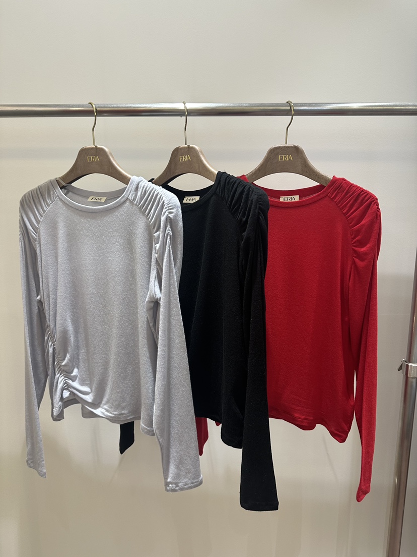 HUE/ERIA韓國東大門直郵女裝新款26春夏推薦人氣長袖T恤HUE/ERIA長袖T恤