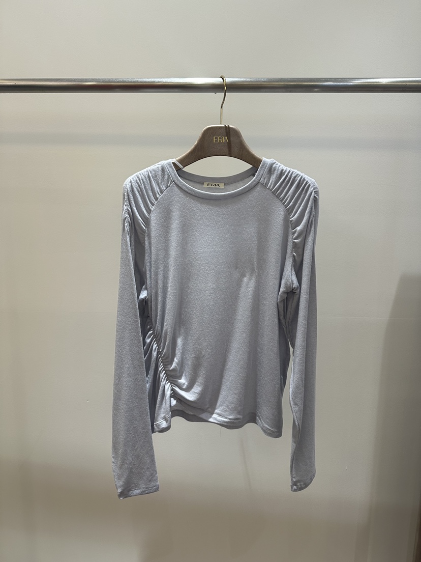 HUE/ERIA韓國東大門直郵女裝新款26春夏推薦人氣長袖T恤HUE/ERIA長袖T恤圖色1