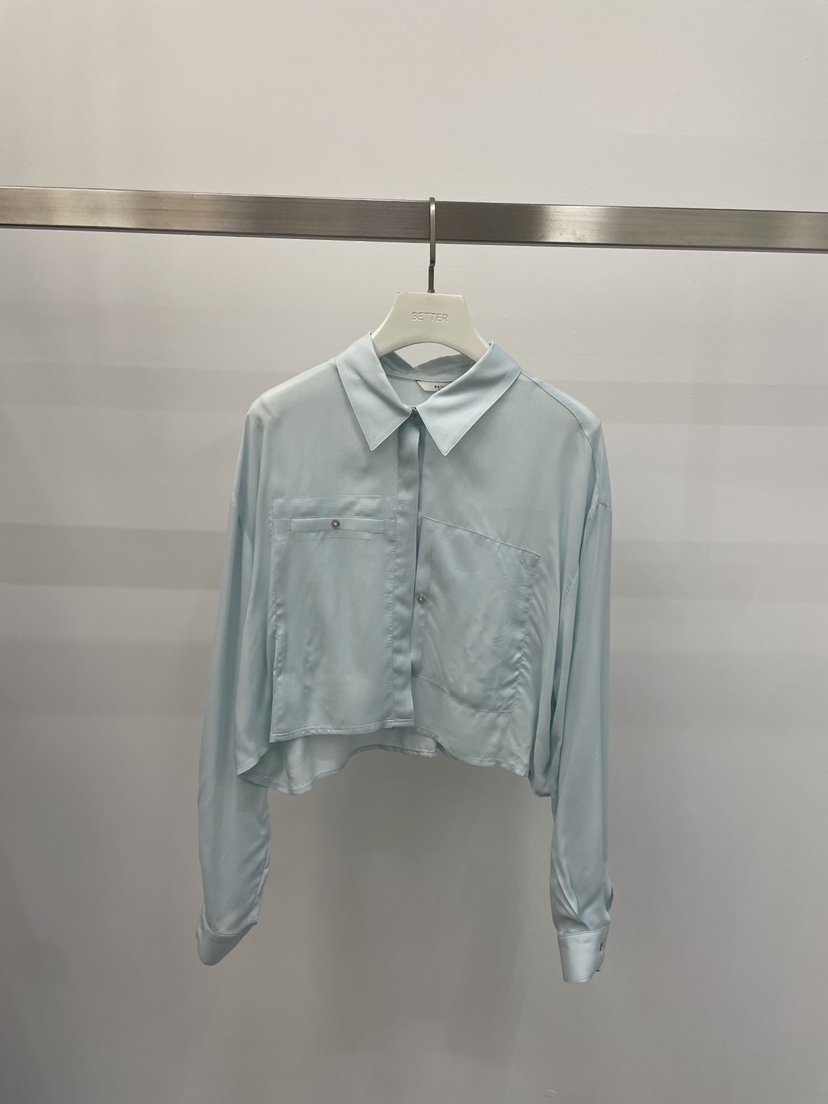 BETTER韓國東大門直郵女裝新款時尚休閑熱賣襯衫蕾絲衫絲綢BETTER襯衫/蕾絲衫圖色2