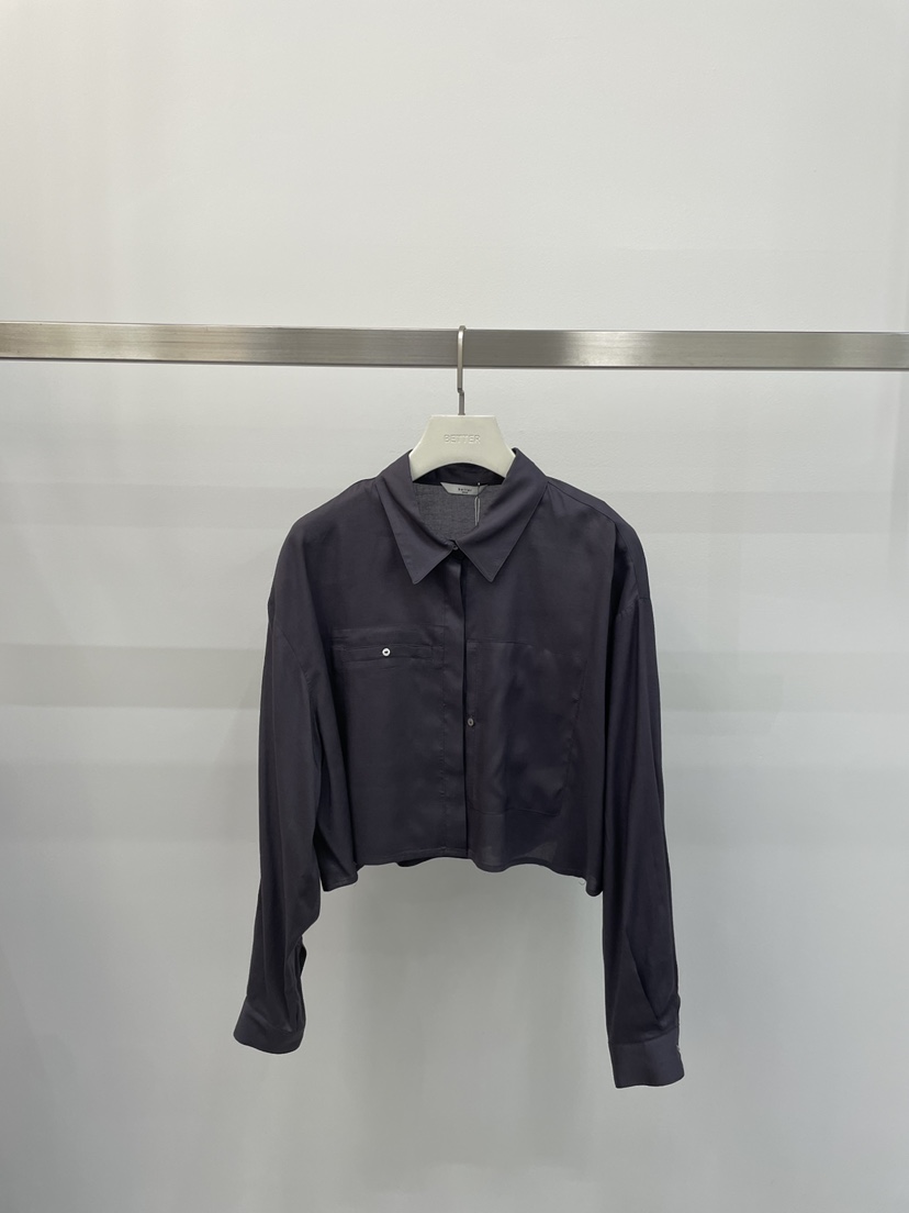 BETTER韓國東大門直郵女裝新款時尚休閑熱賣襯衫蕾絲衫絲綢BETTER襯衫/蕾絲衫圖色3