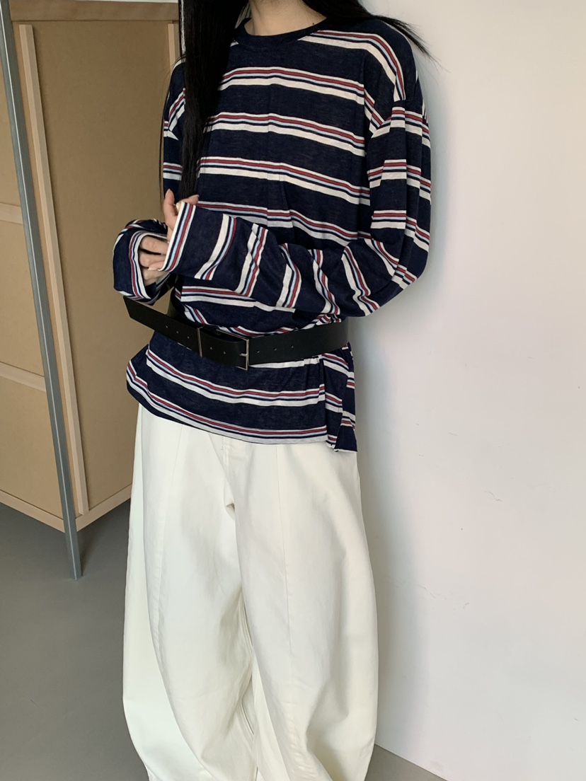 RIVER RAIN韓國代購女裝新款推薦時尚人氣26春夏長袖T恤RIVER RAIN長袖T恤