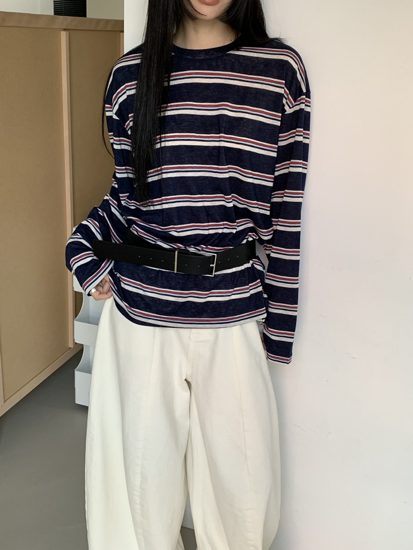 RIVER RAIN韓國代購女裝新款推薦時尚人氣26春夏長袖T恤RIVER RAIN長袖T恤