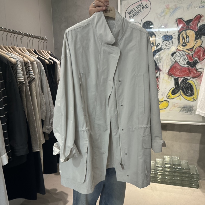 LAMAGIEPIE/LAMAGIE GREY韓國東大門直郵女士新品時尚夾克口袋LAMAGIEPIE/LAMAGIE GREY夾克圖色1