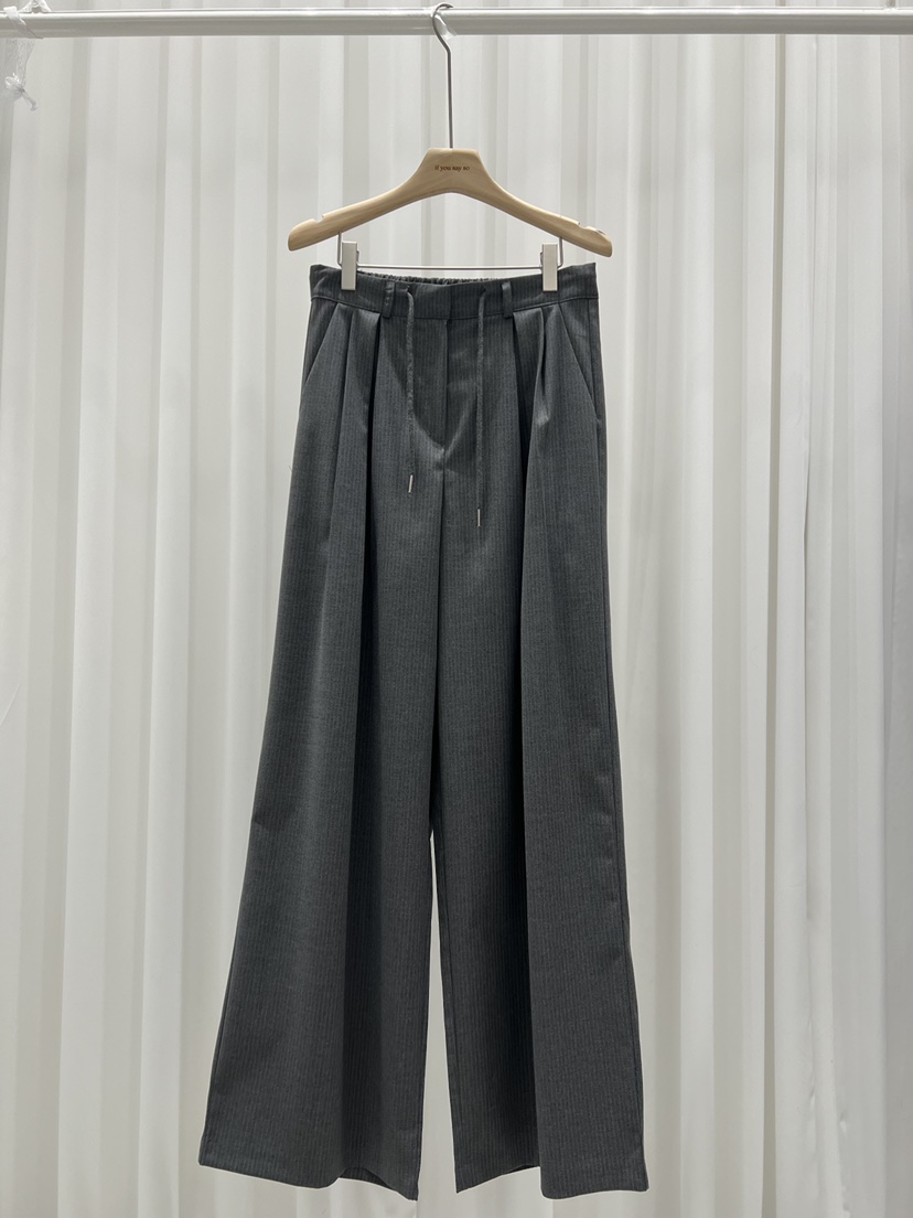 IF YOU SAY SO/PLUM-Q韓國東大門代購女士新品時尚休閑褲IF YOU SAY SO/PLUM-Q休閑褲圖色1墨色