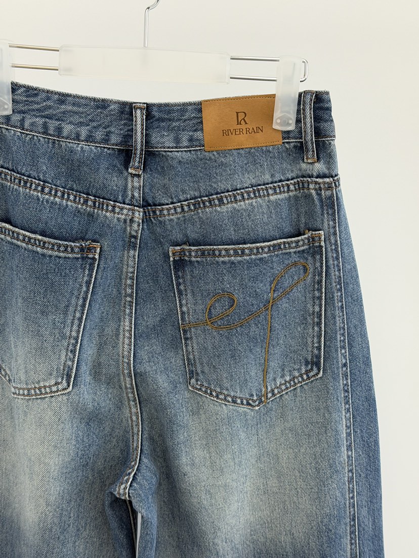 RIVER RAIN韓國東大門代購女裝新品人氣職業休閑時尚牛仔褲RIVER RAIN牛仔褲
