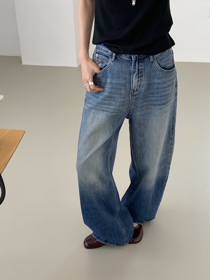 RIVER RAIN韓國東大門代購女裝新品人氣職業休閑時尚牛仔褲RIVER RAIN牛仔褲