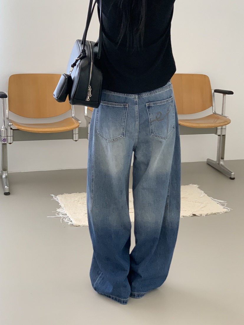 RIVER RAIN韓國東大門代購女裝新品人氣職業休閑時尚牛仔褲RIVER RAIN牛仔褲