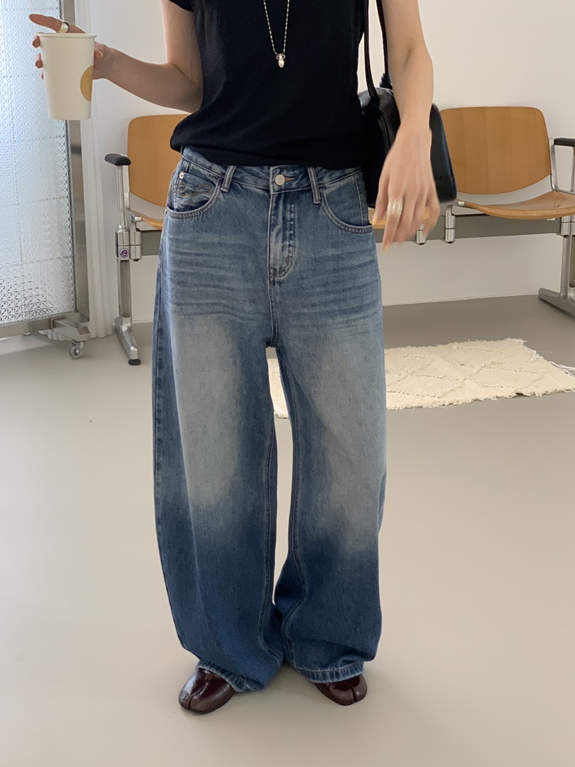 RIVER RAIN韓國東大門代購女裝新品人氣職業休閑時尚牛仔褲RIVER RAIN牛仔褲