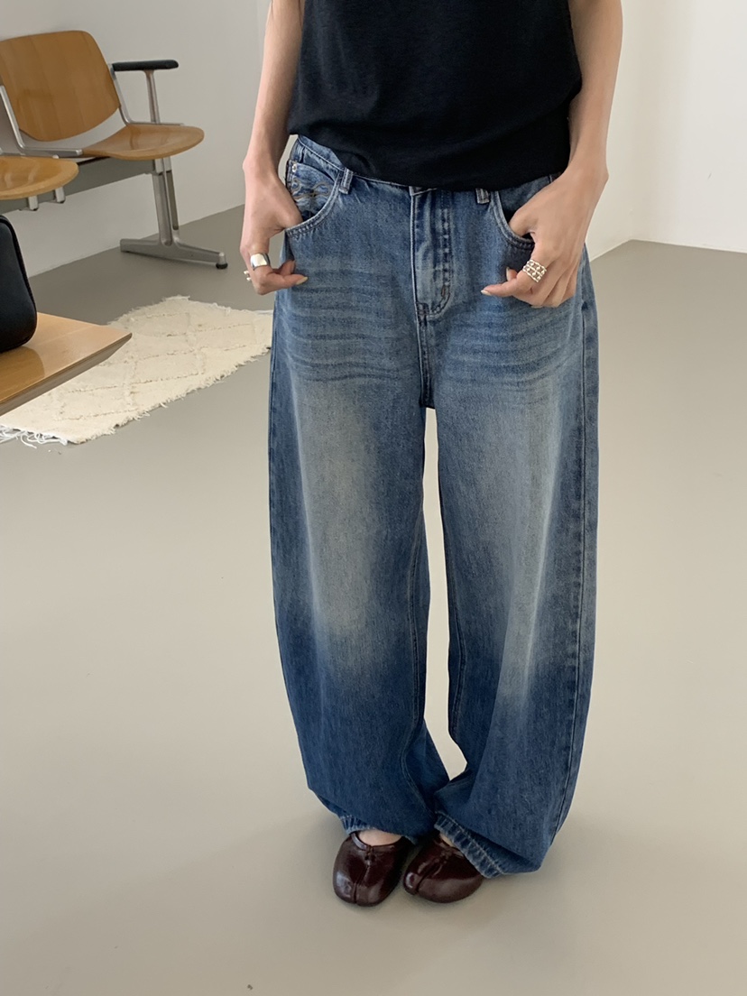 RIVER RAIN韓國東大門代購女裝新品人氣職業休閑時尚牛仔褲RIVER RAIN牛仔褲