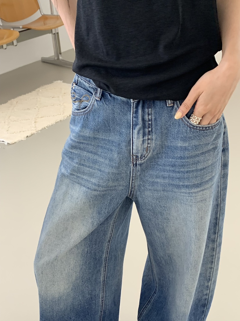 RIVER RAIN韓國東大門代購女裝新品人氣職業休閑時尚牛仔褲RIVER RAIN牛仔褲