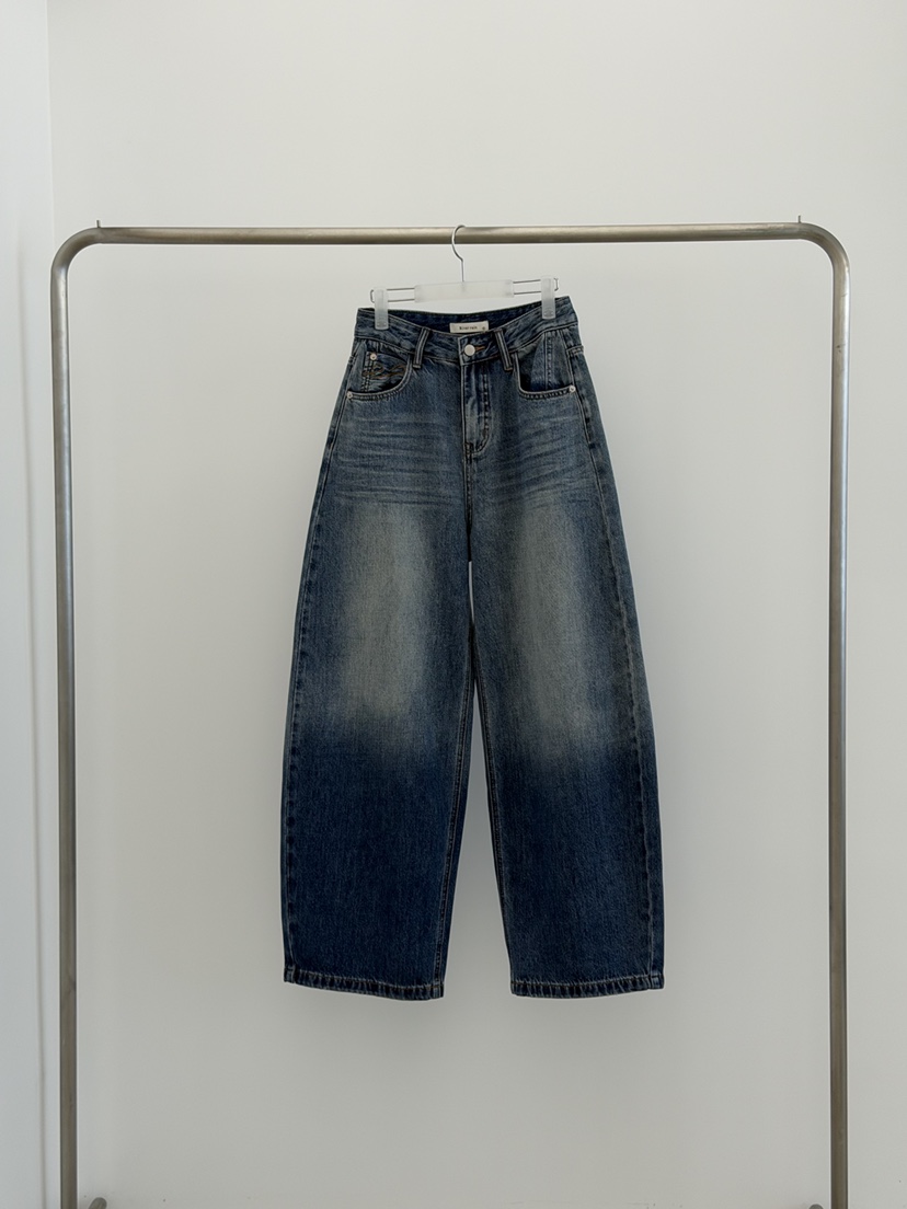 RIVER RAIN韓國東大門代購女裝新品人氣職業休閑時尚牛仔褲RIVER RAIN牛仔褲圖色1