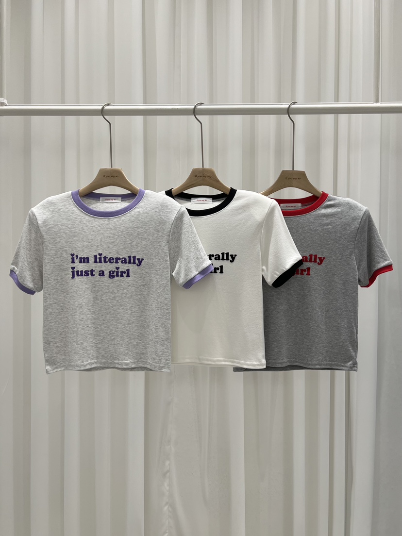 IF YOU SAY SO/PLUM-Q韓國東大門直郵女士新款職業T恤IF YOU SAY SO/PLUM-QT恤