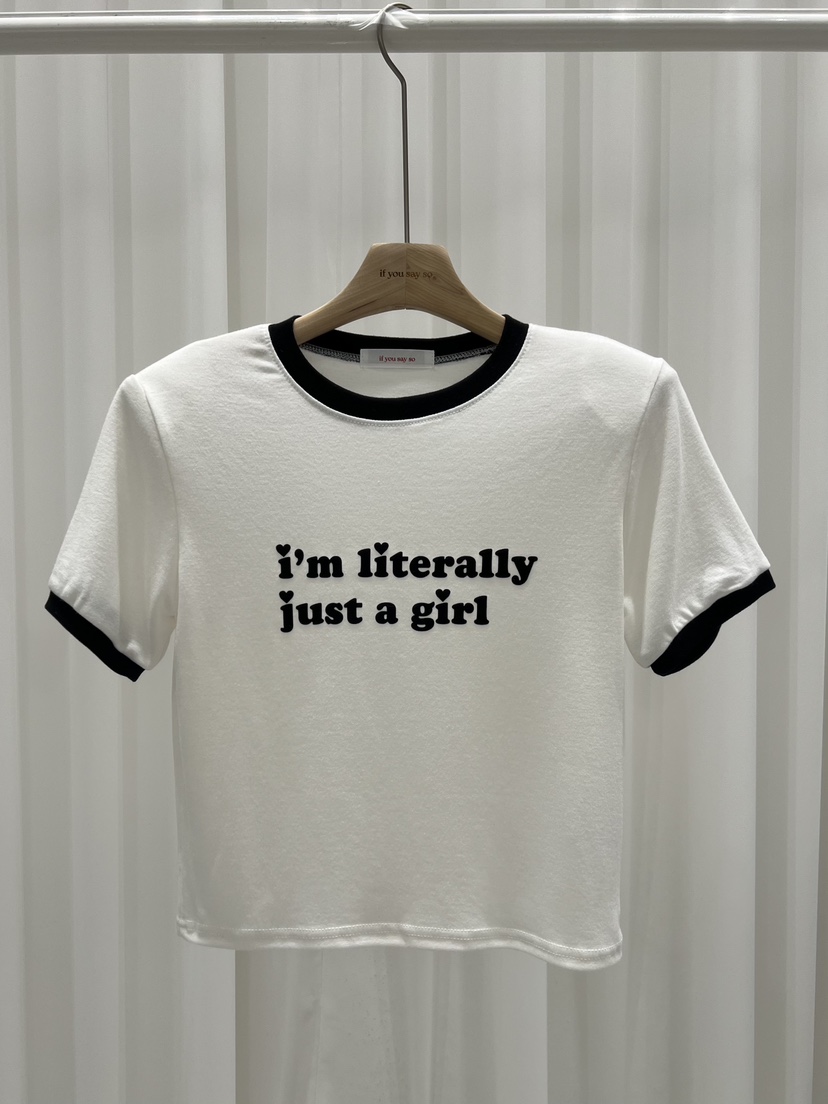 IF YOU SAY SO/PLUM-Q韓國東大門直郵女士新款職業T恤IF YOU SAY SO/PLUM-QT恤圖色1