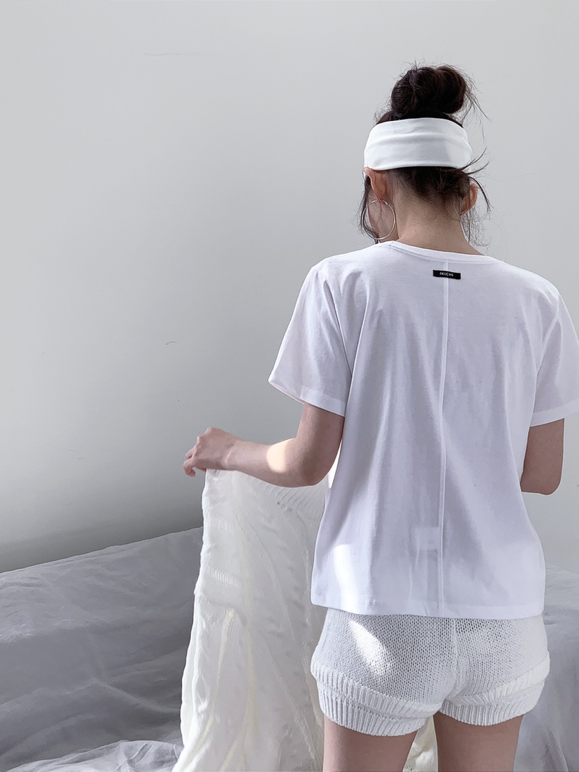 JKICHI韓國直郵實拍女士新款休閑人氣推薦時尚T恤不含內搭棉JKICHIT恤