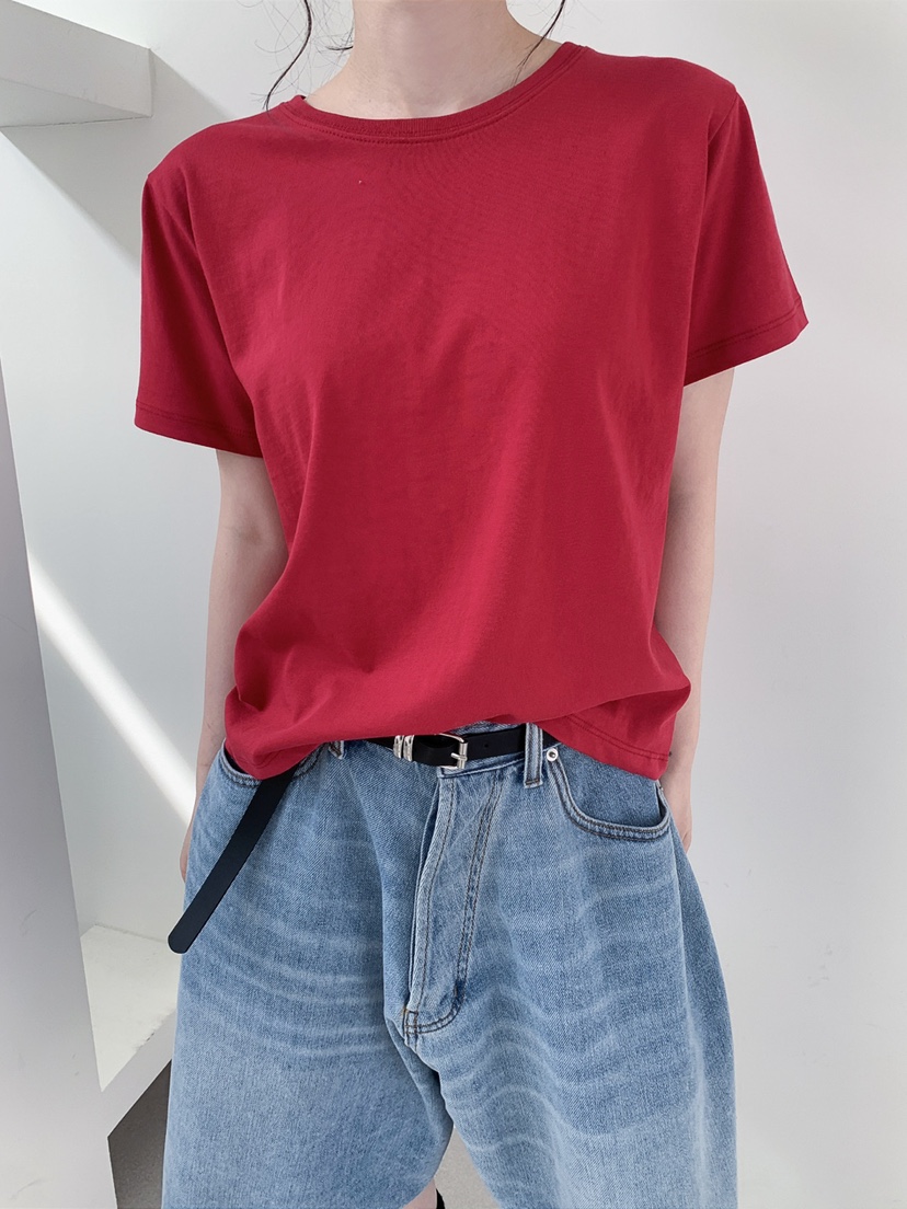 JKICHI韓國直郵實拍女士新款休閑人氣推薦時尚T恤不含內搭棉JKICHIT恤圖色2