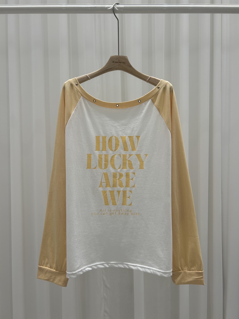 IF YOU SAY SO/PLUM-Q韓國東大門代購女裝新款推薦長袖T恤IF YOU SAY SO/PLUM-Q長袖T恤圖色3