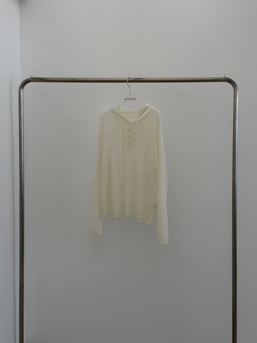 RIVER RAIN韓國直郵女裝新品時尚熱賣職業人氣針織衫連帽衫RIVER RAIN針織衫圖色1