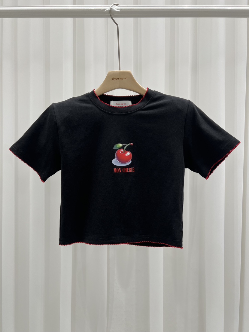 IF YOU SAY SO/PLUM-Q韓國東大門代購女裝新款人氣T恤IF YOU SAY SO/PLUM-QT恤圖色2