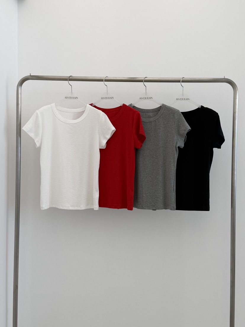 RIVER RAIN韓國直郵女裝新款時尚推薦職業休閑26春夏T恤RIVER RAINT恤
