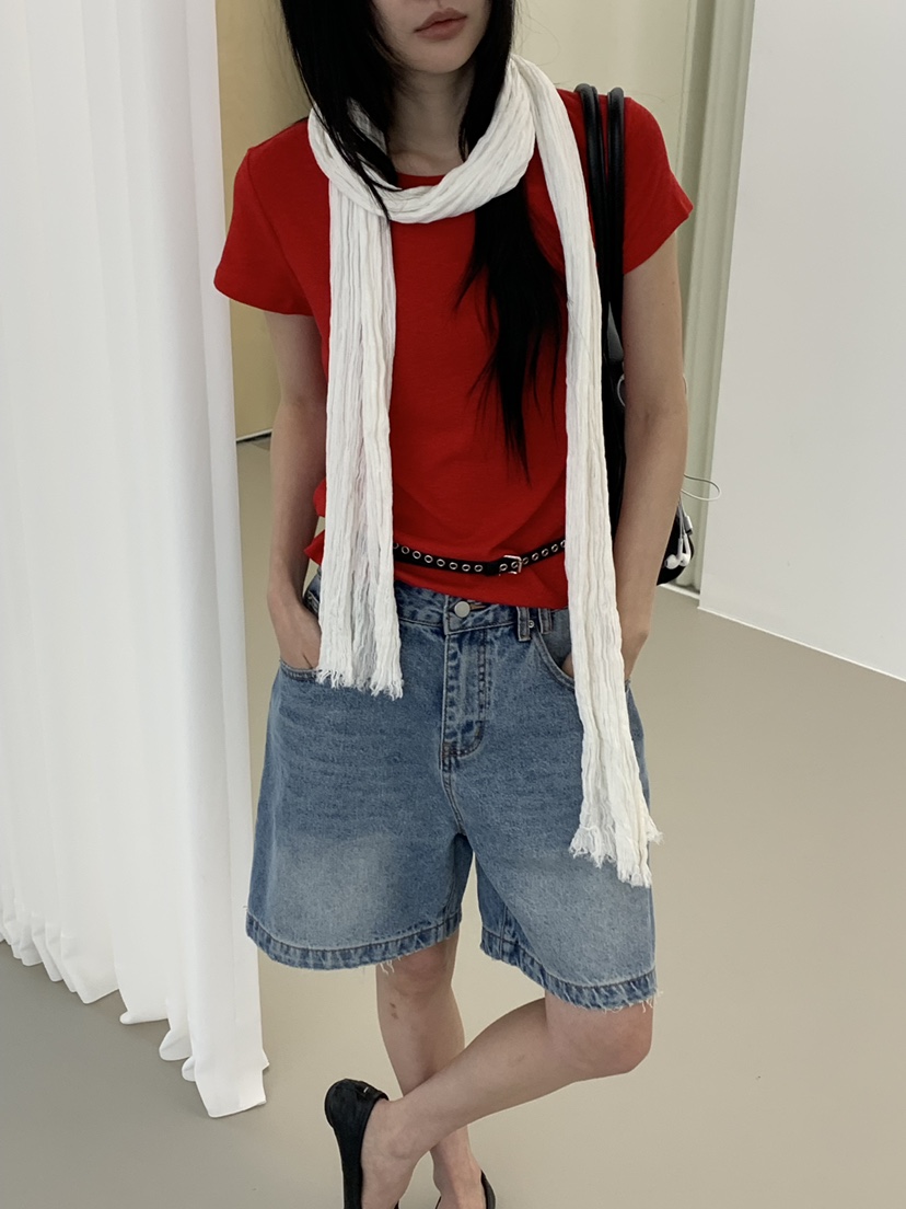 RIVER RAIN韓國直郵女裝新款時尚推薦職業休閑26春夏T恤RIVER RAINT恤