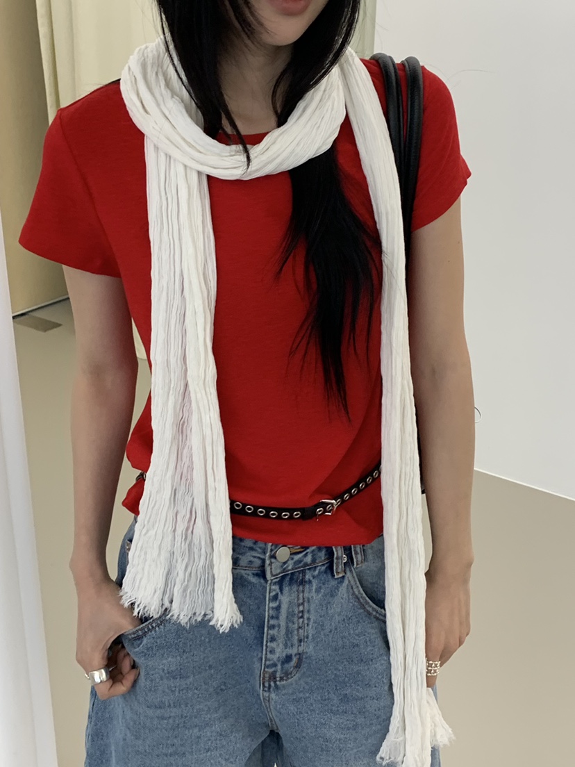 RIVER RAIN韓國直郵女裝新款時尚推薦職業休閑26春夏T恤RIVER RAINT恤