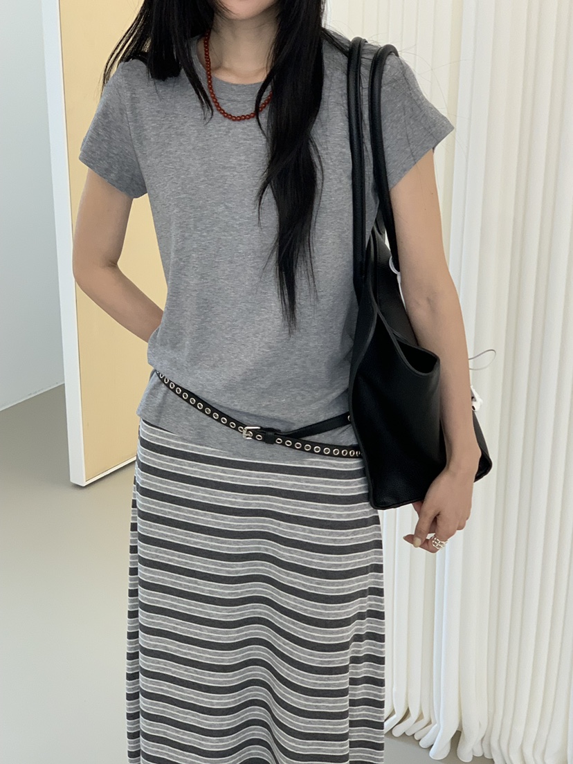 RIVER RAIN韓國直郵女裝新款時尚推薦職業休閑26春夏T恤RIVER RAINT恤