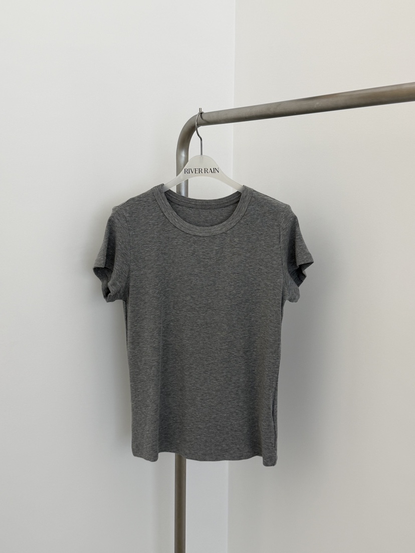 RIVER RAIN韓國直郵女裝新款時尚推薦職業休閑26春夏T恤RIVER RAINT恤圖色3