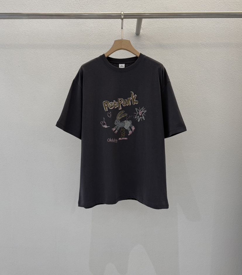 ABLERING韓國東大門直郵女士新品26春夏人氣熱賣時尚推薦T恤ABLE STANDARD/ABLERINGT恤圖色2墨色